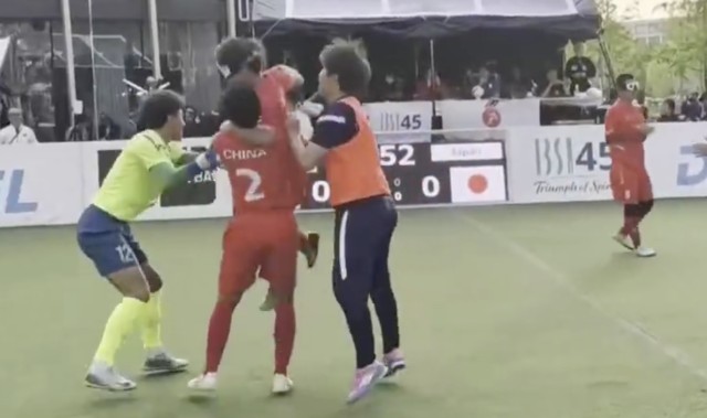 中国足球在日本击败日本队！5连胜轰14球0失球 8次问鼎盲人亚洲杯